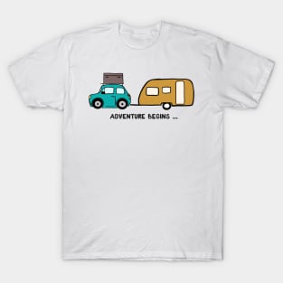 Adventure begins T-Shirt